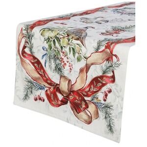 NWT Southern Living Table Runner Twelve Days of Christmas Festive Holiday 14x72"